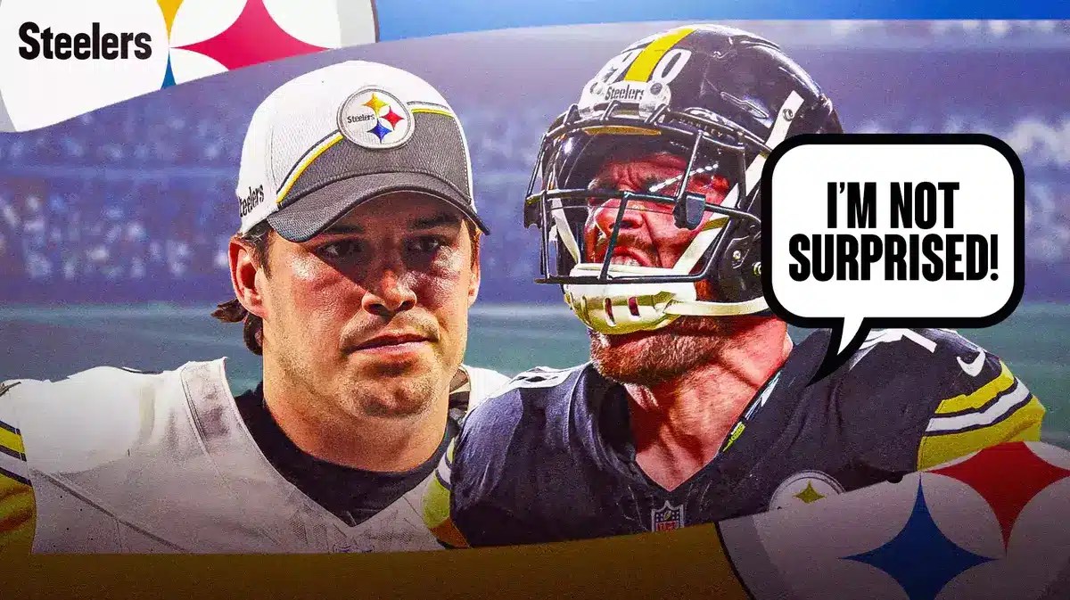 Pittsburgh Steelers OLB TJ Watt shared his thoughts on Rudolph's big game.