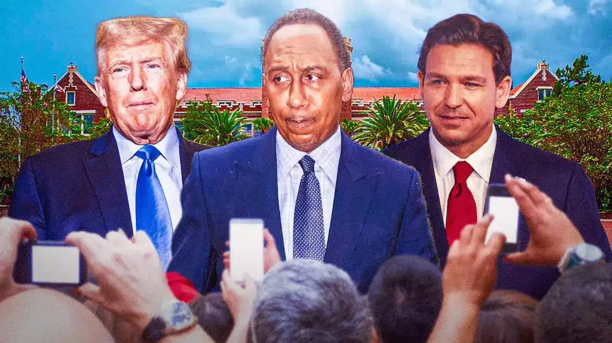 Stephen A. Smith criticized Florida Gov. Ron DeSantis for his focus on the Seminoles College Football Playoff snub amid his Donald Trump race.