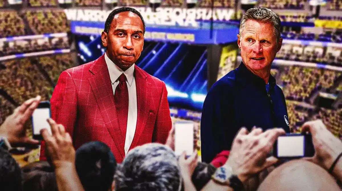 Stephen A. Smith addressed Steve Kerr after the Warriors head coach criticized pundits that questioned Stephen Curry's leadership