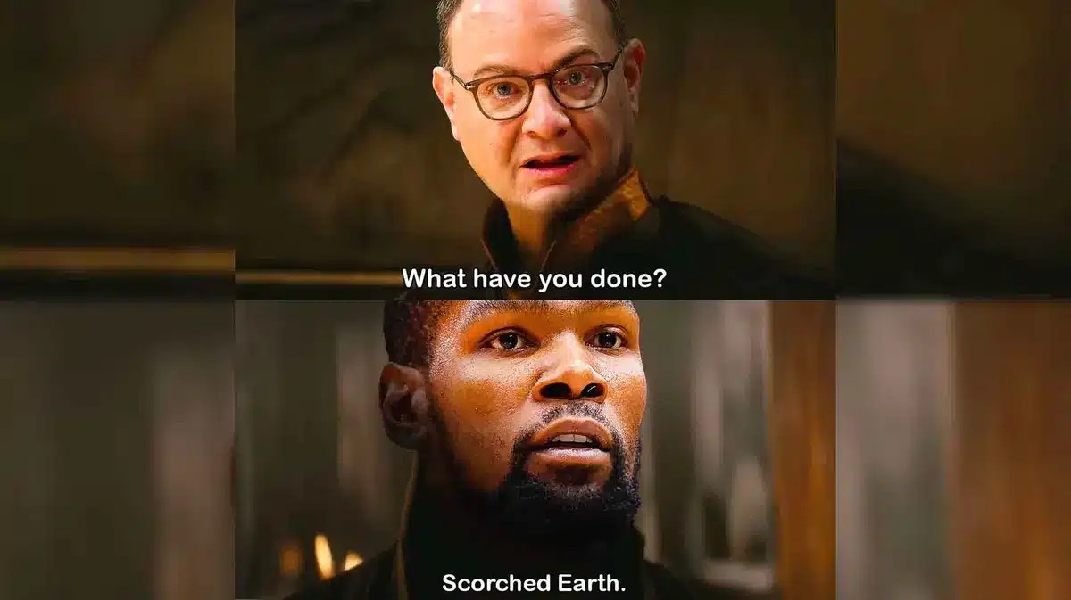 Suns' Kevin Durant as Butcher, Adrian Wojnarowski as Homelander