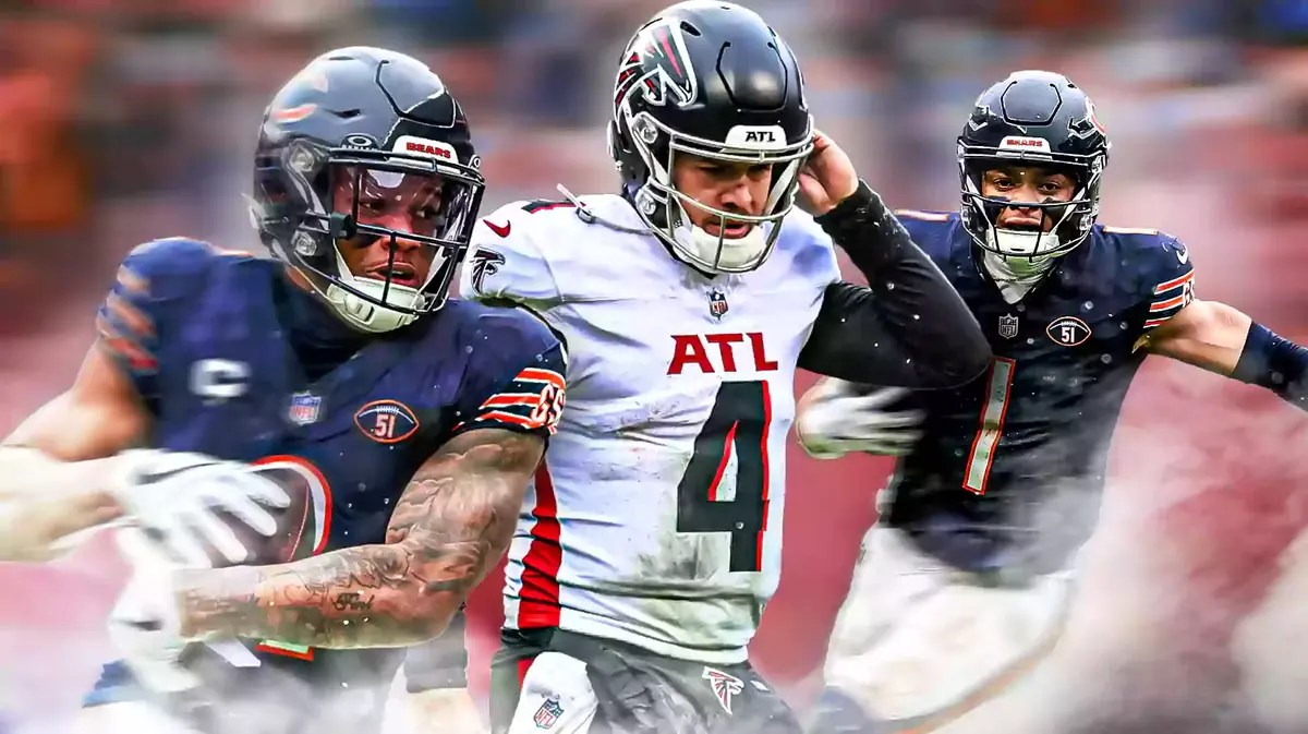 DJ Moore, Taylor Heinicke, and Justin Fields