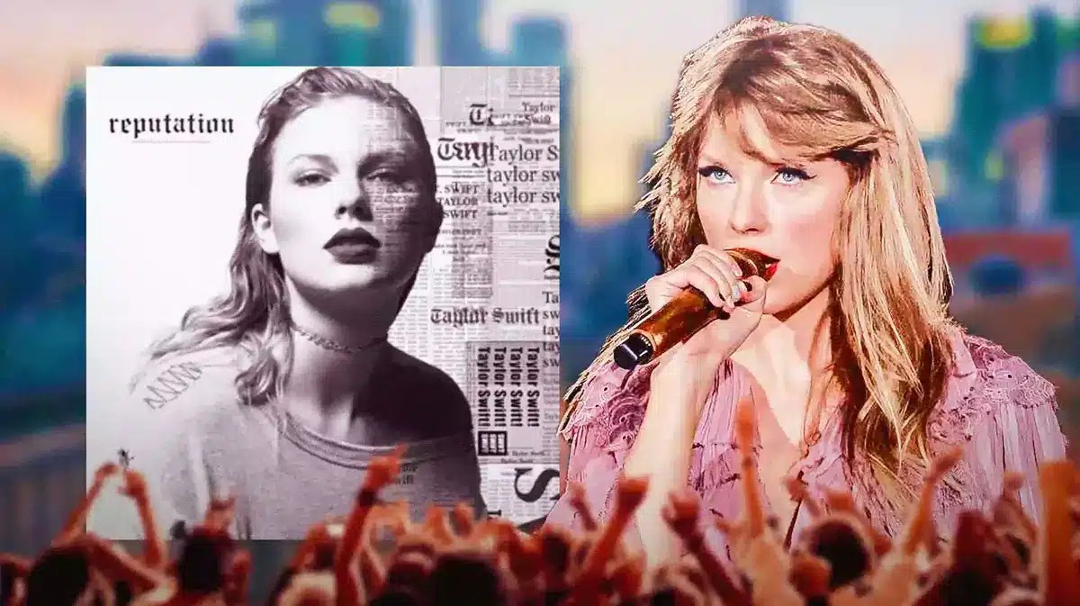 Reputation (Taylor's Version) next to Taylor Swift.