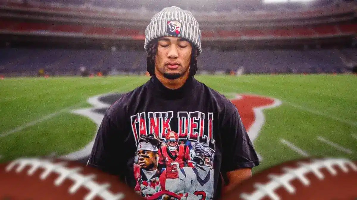 Texans CJ Stroud pays homage to Tank Dell by repping shirt