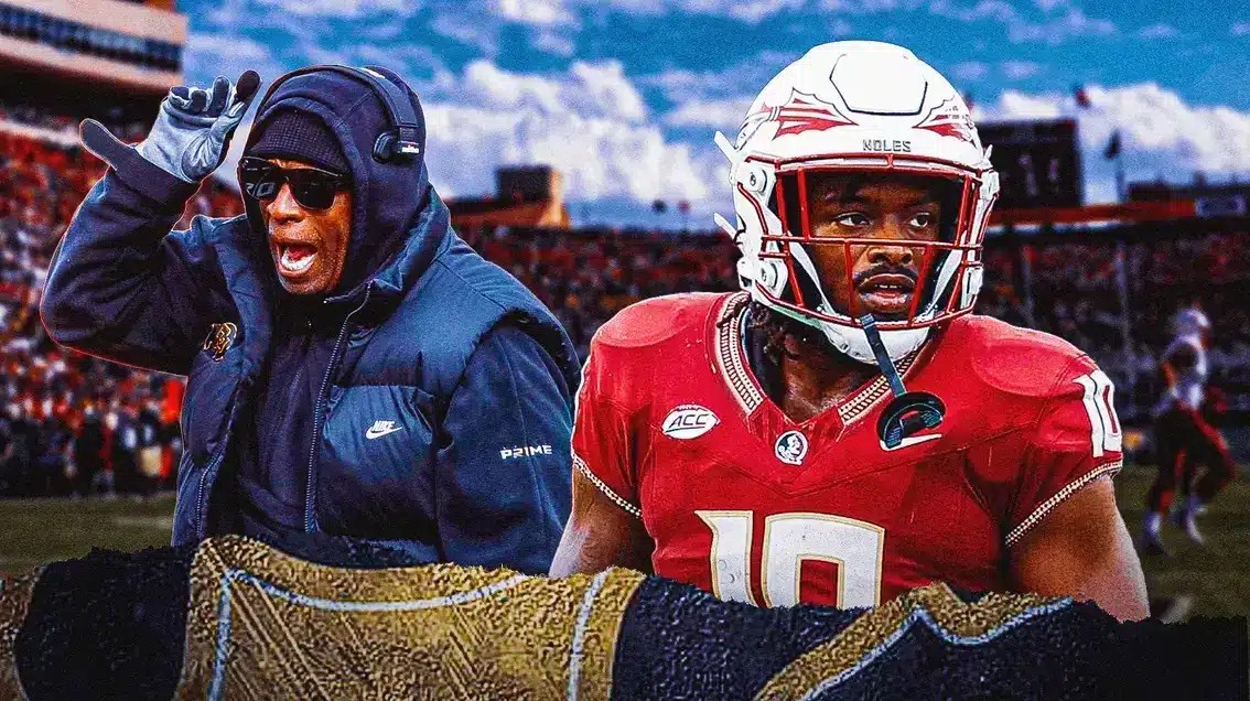 DJ Lundy, Deion Sanders in image.