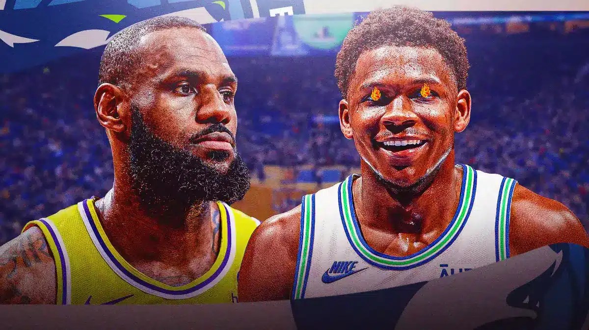 Timberwolves Anthony Edwards after Tony Brothers ruled LeBron James shot for the Lakers a two pointer