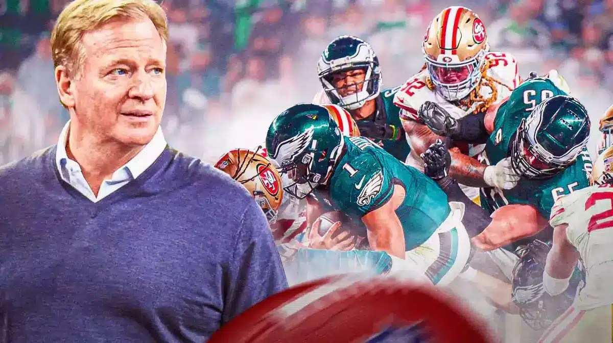 Roger Goodell and the Philadelphia Eagles Tush Push