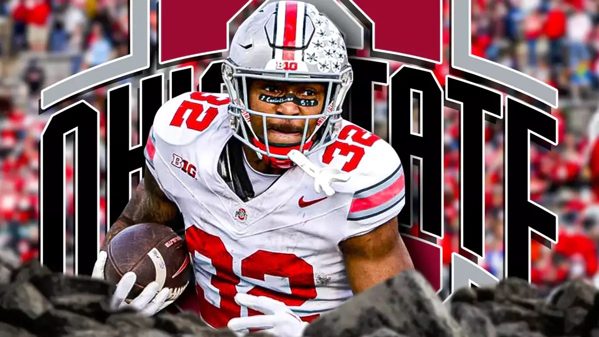Ohio State football running back TreVeyon Henderson