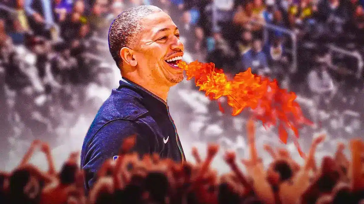 Clippers coach Tyronn Lue breathing fire