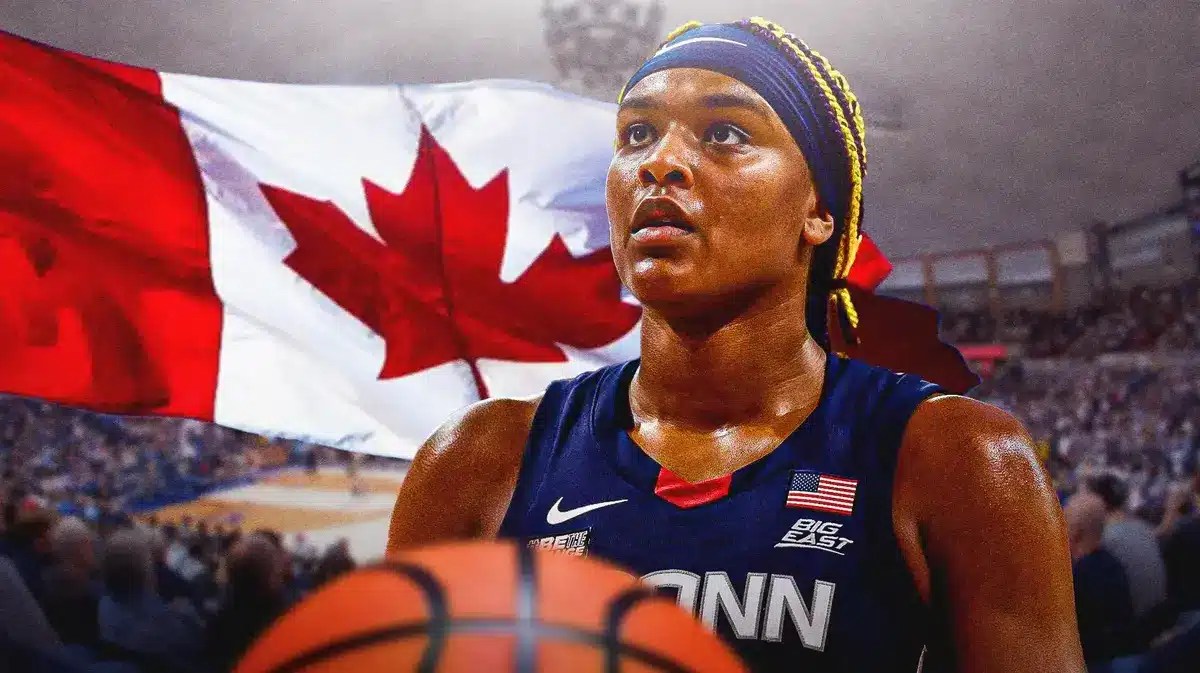 UConn star Aaliyah Edward s touching reaction to Canadian homecoming
