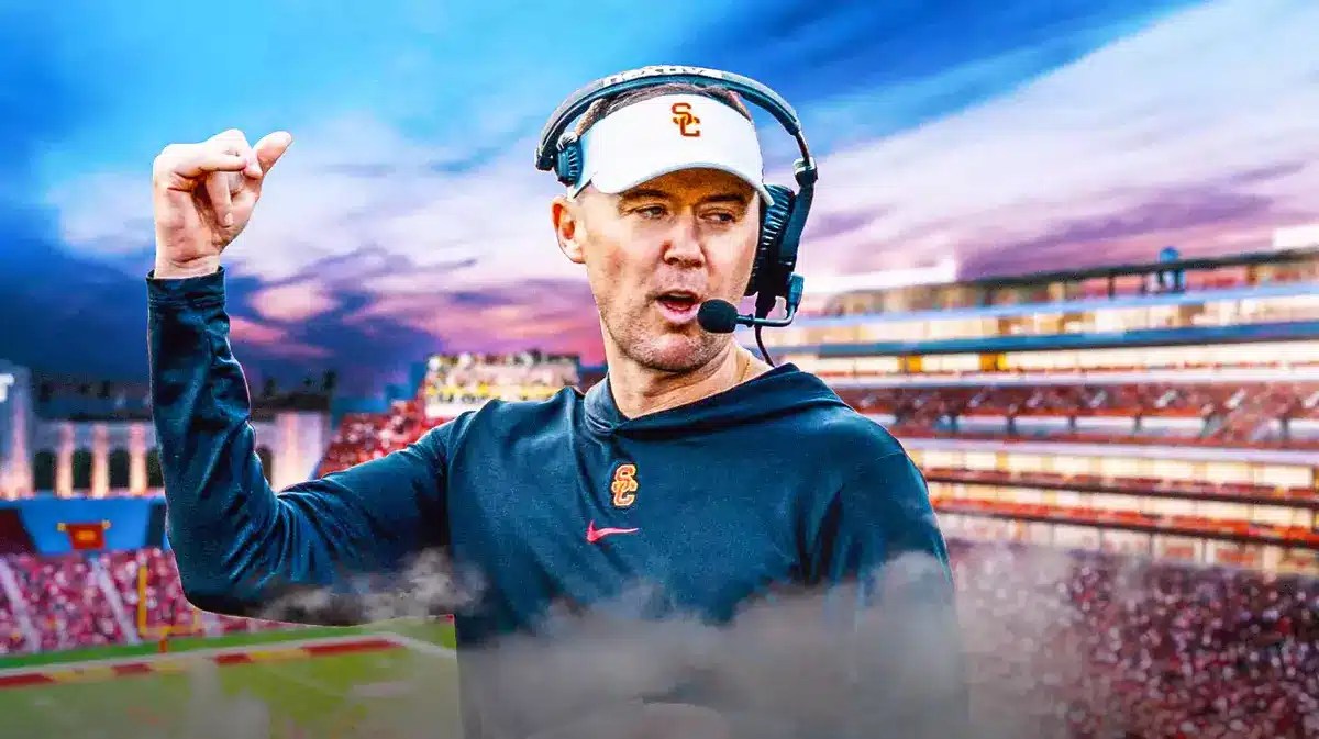 USC football coach Lincoln Riley
