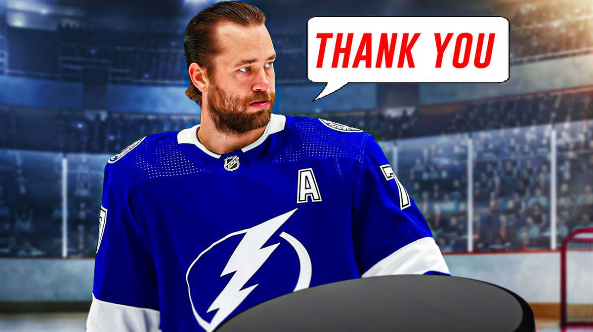 Victor Hedman saying “thank you”