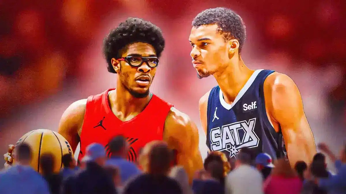 Scoot Henderson and Victor Wembanyama meet for first time as Spurs and Blazers face off.