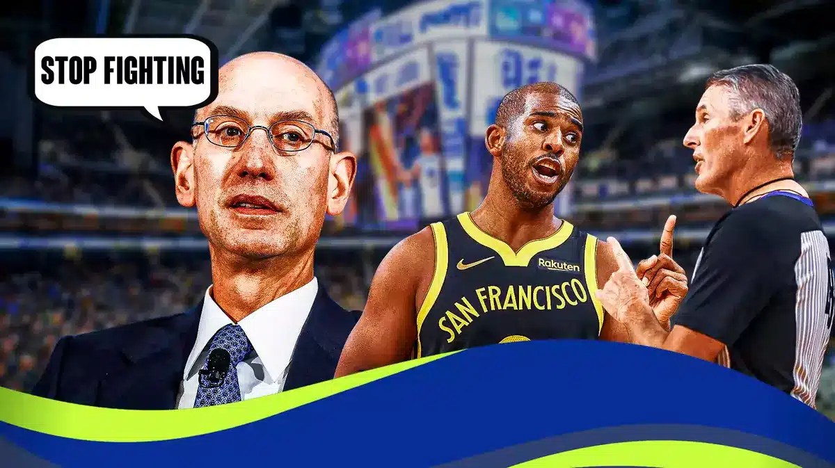 Adam Silver wants Chris Paul to keep things professional in regards to his beef with Scott Foster