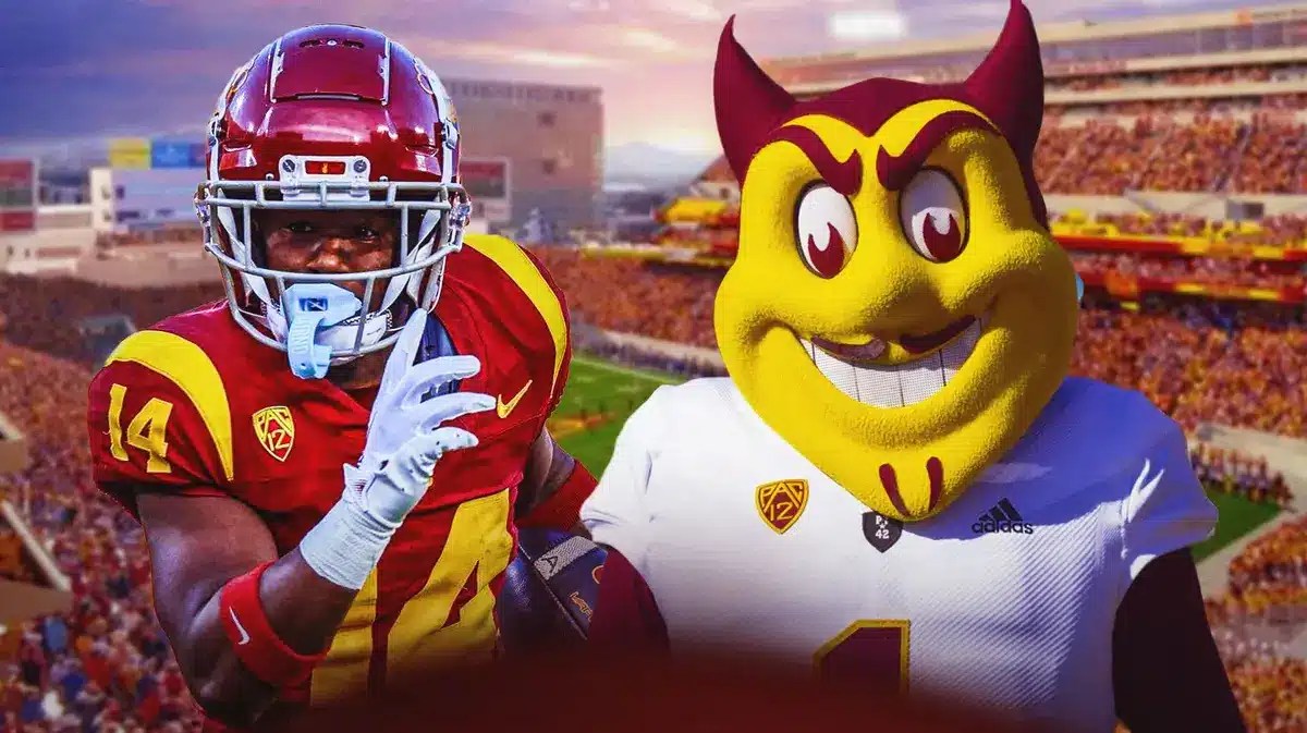 The Arizona State football team is chasing transfer WR Raleek Brown of USC.