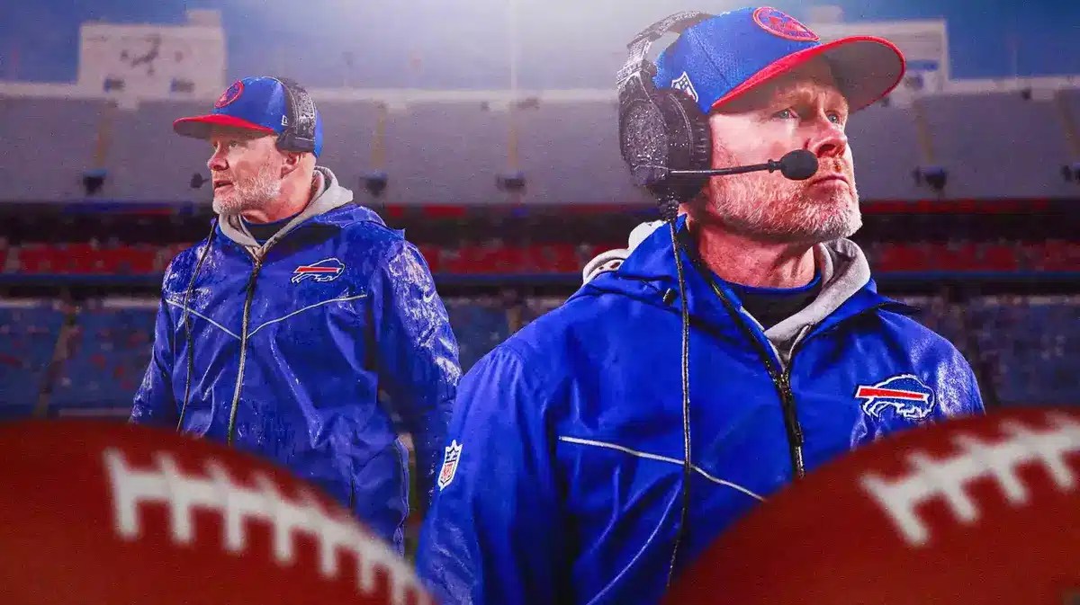Bills coach Sean McDermott who once gave a speech suggesting his players work together like the 9/11 terrorists.