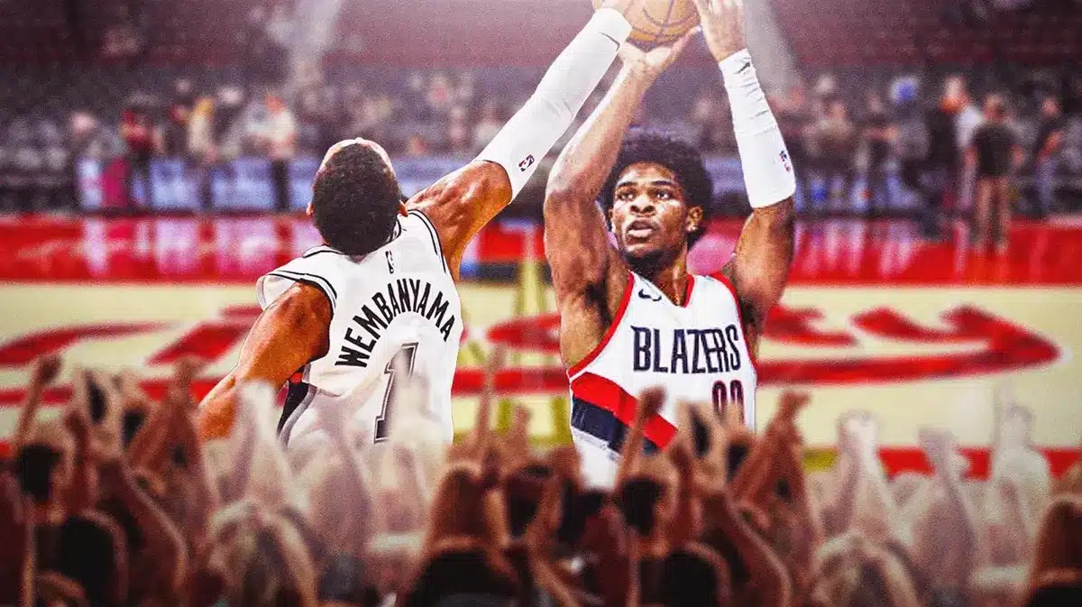 Blazers Scoot Henderson Spurs Victor Wembanyama