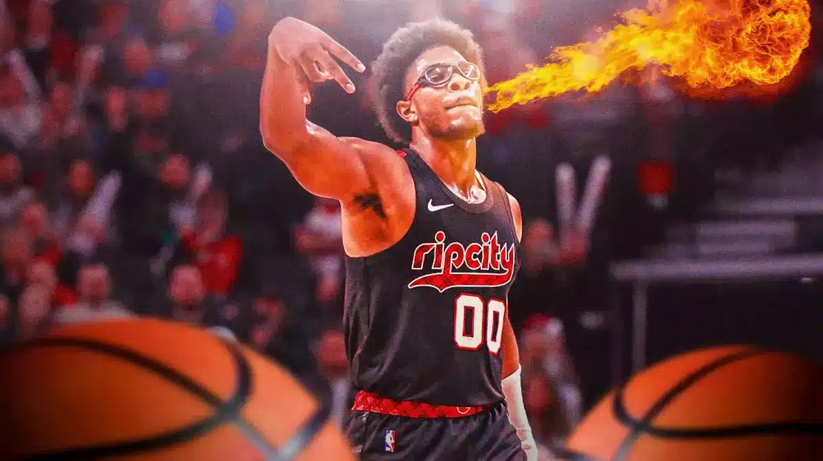 Blazers rookie Scoot Henderson breathing fire