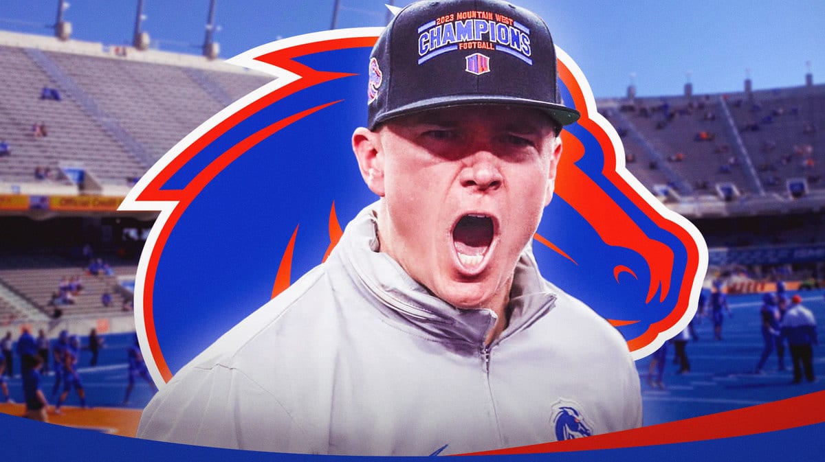 Boise State football head coach Spencer Daniels