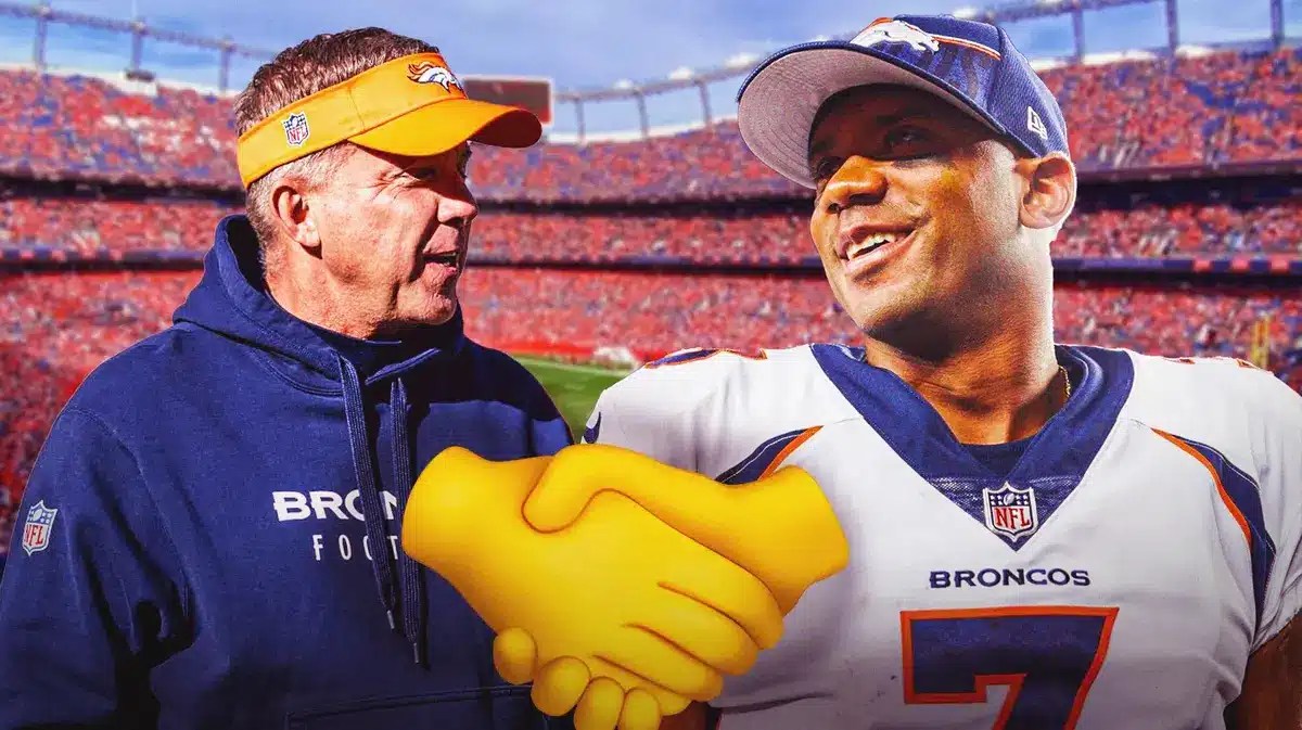 Broncos HC Sean Payton and QB Russell Wilson are on the same page after a sideline scuffle