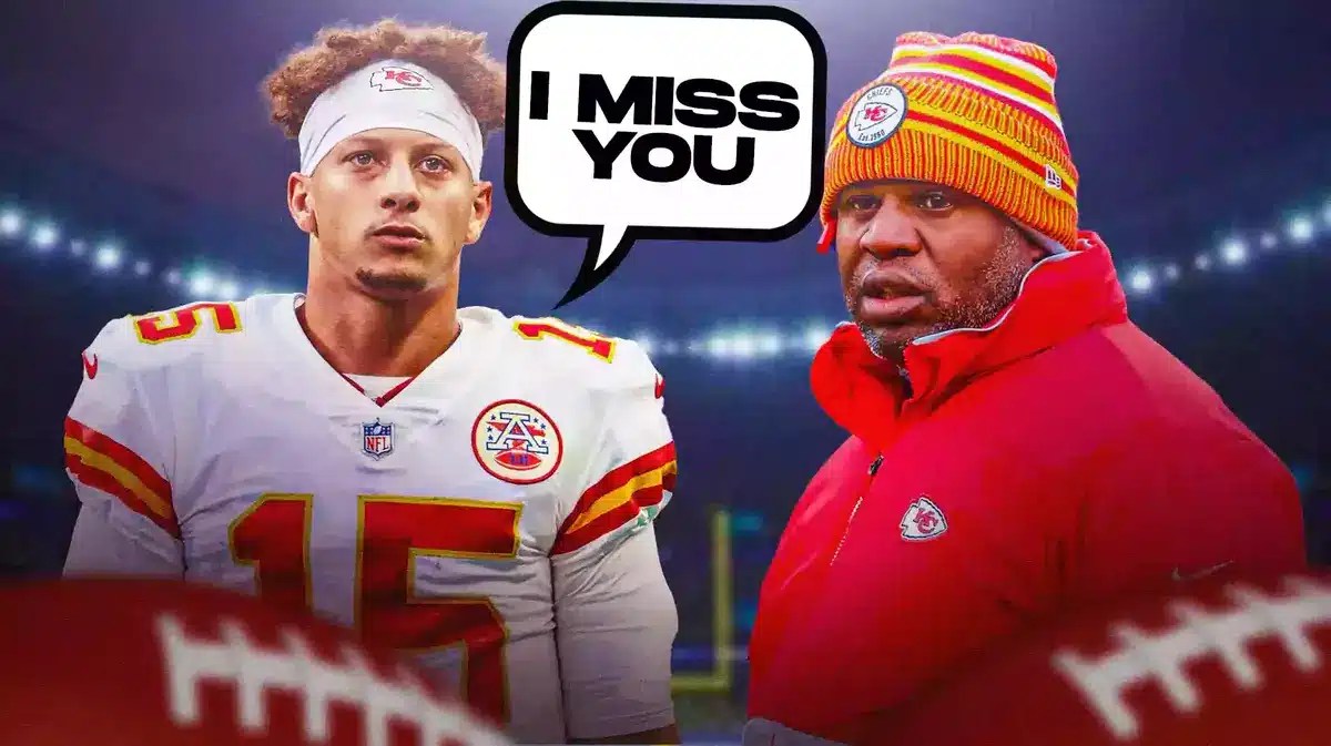 Chiefs QB Patrick Mahomes and former OC Eric Bieniemy