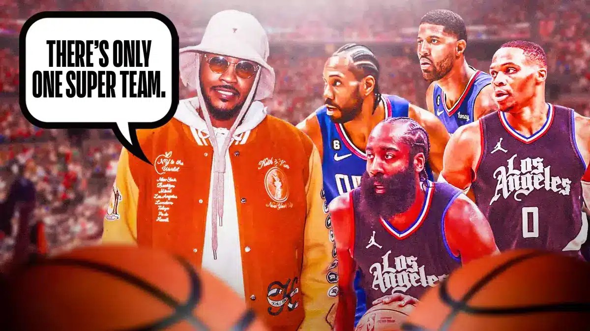 Carmelo Anthony, Kawhi Leonard, Paul George, Russell Westbrook, and James Harden