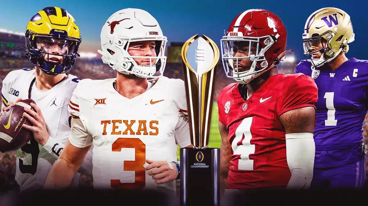 College Football Playoff, Quinn Ewers, JJ McCarthy, Jalen Milroe, Michael Penix Jr.