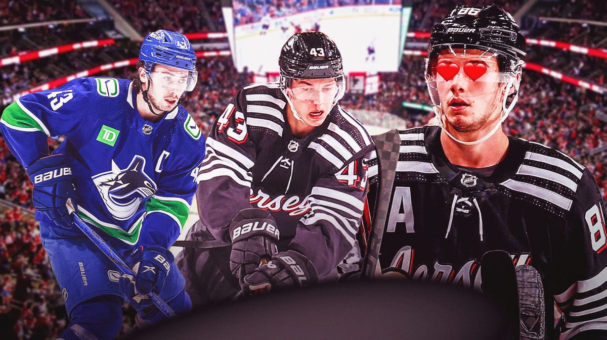 Quinn Hughes, Luke Hughes, and Jack Hughes