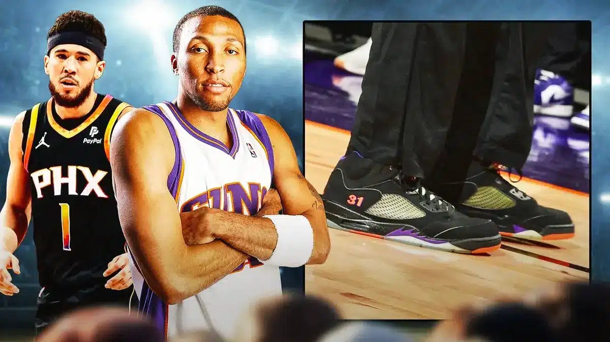 Phoenix Suns and legend Shawn Marion, Devin Booker