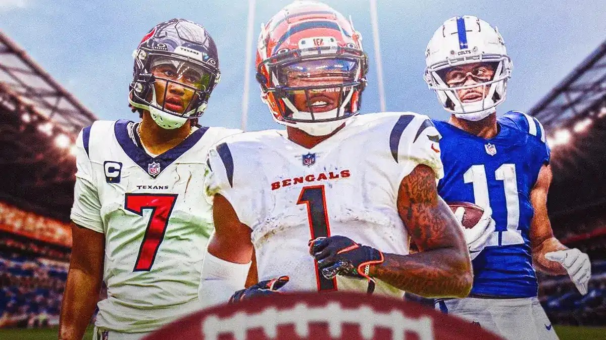 Ja'Marr Chase, Cj Stroud and Michael Pittman Jr