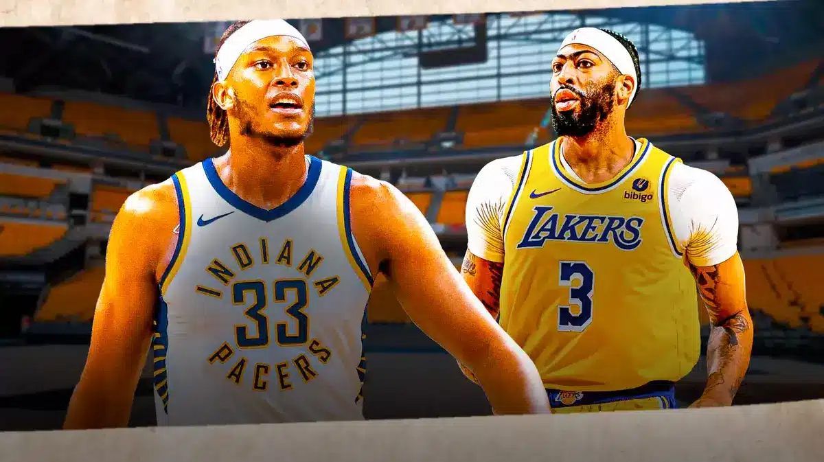 The matchup between Pacers' Myles Turner and Lakers' Anthony Davis will be a key one
