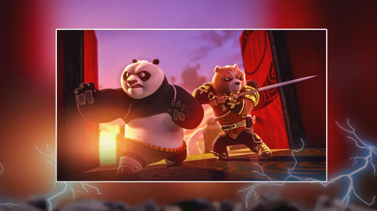 Scene from Kung Fu Panda 4.