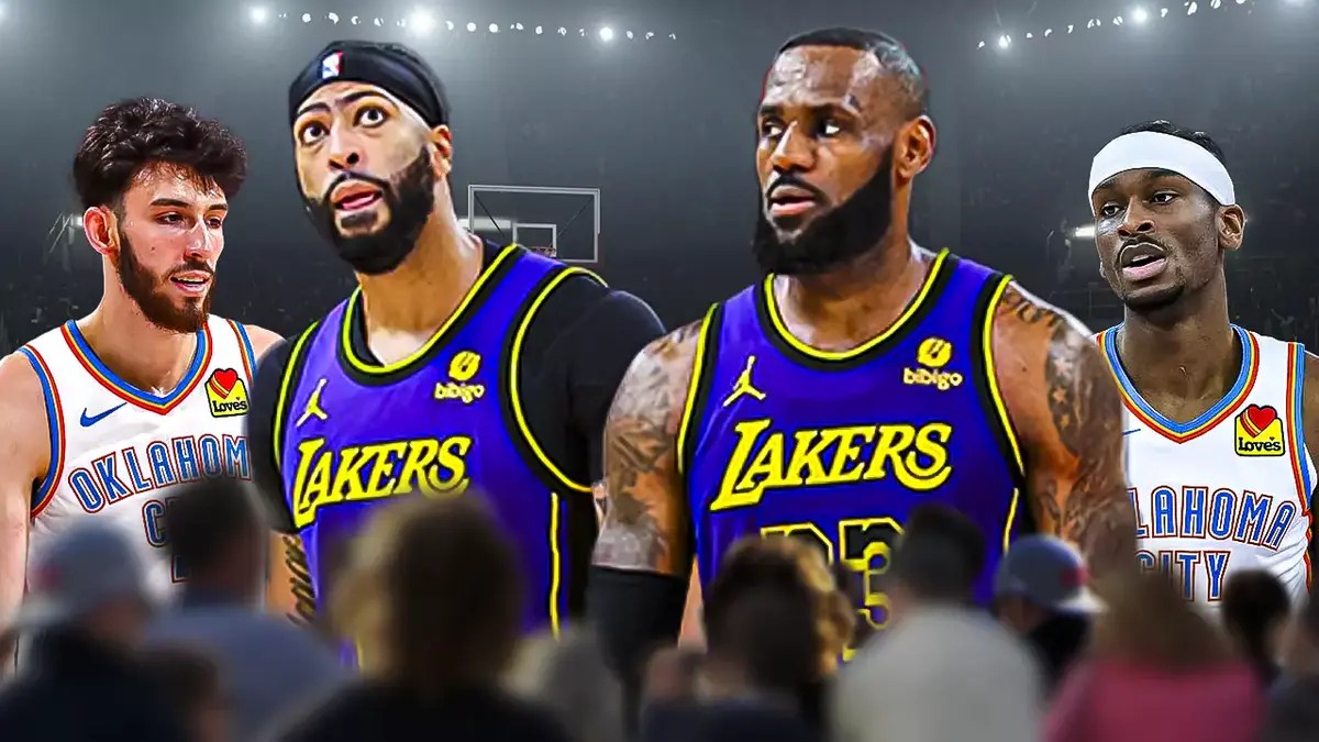 lebron james anthony davis lakers thunder