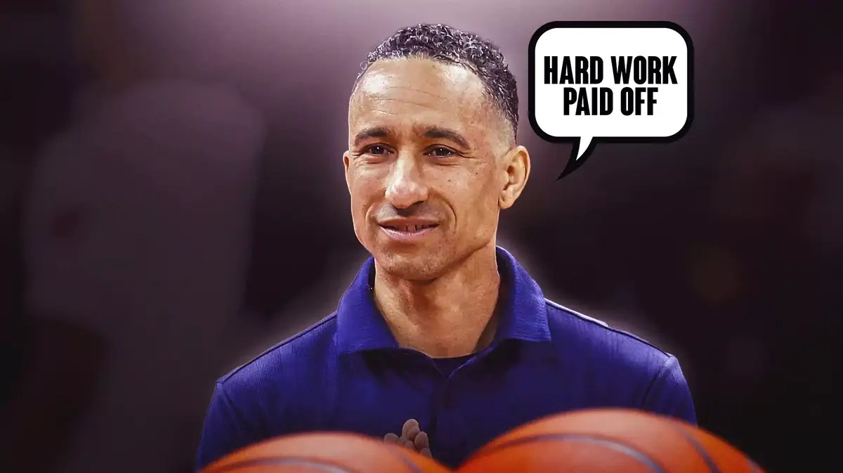 Shaka Smart saying "hard work paid off"