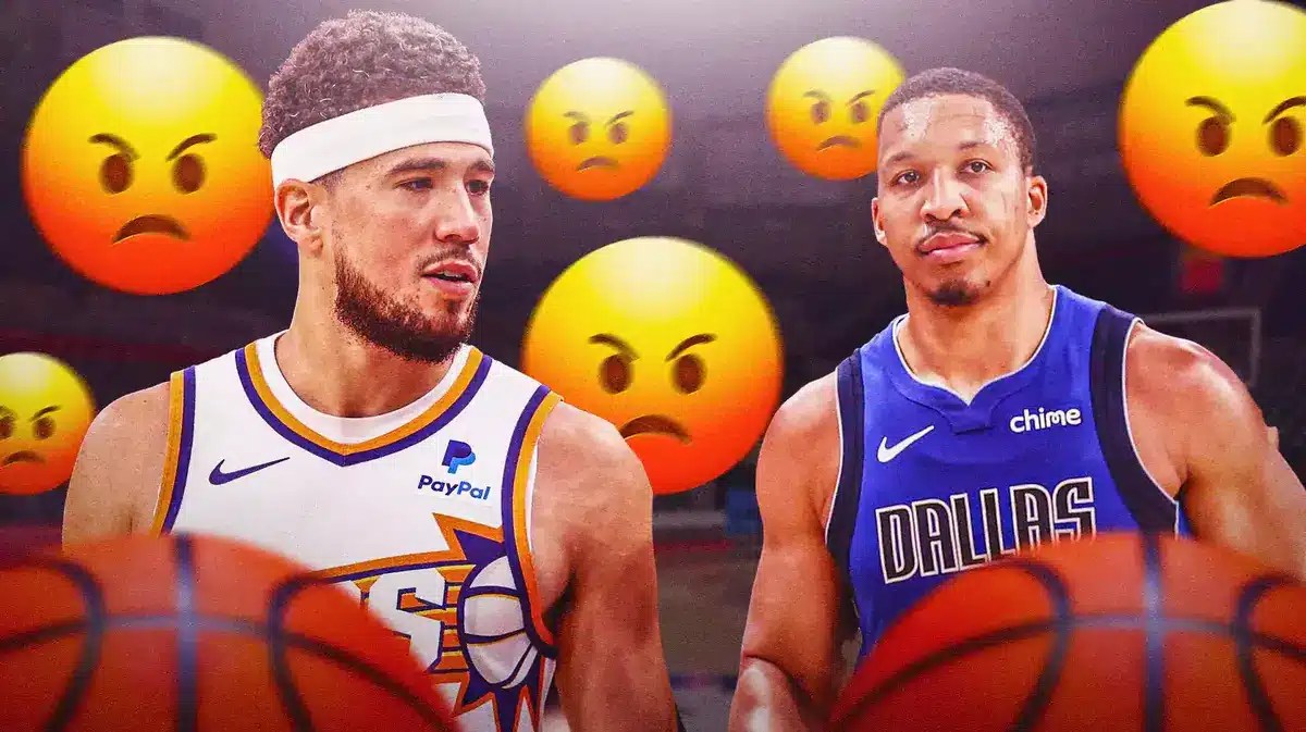 Grant Williams and Devin Booker got into it during the Mavs win over the Suns