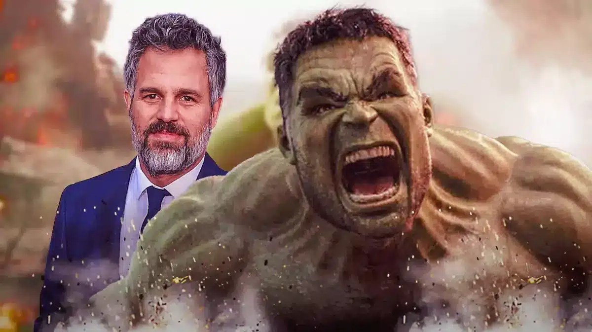 Mark Ruffalo and The Hulk.