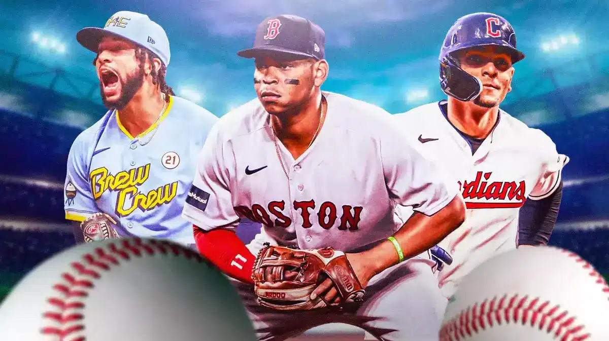Red Sox’s Rafael Devers, Guardians' Andres Gimenez, and Brewers' Devin Williams