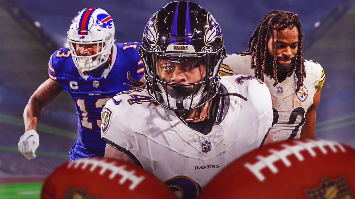 Fantasy Football, Fantasy Football Week 15, Week 15 Drop List, Fantasy Football Drop List, Gabe Davis, Keaton Mitchell, Najee Harris,