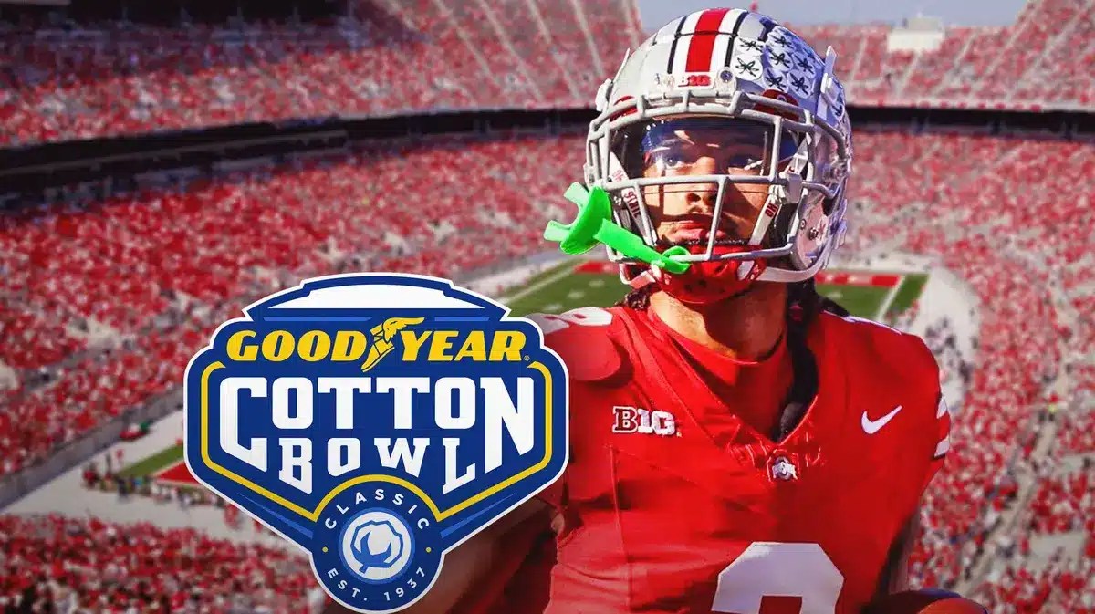 Buckeyes wide receiver Emeka Egbuka plans to play in the team's Cotton Bowl game in late December despite the team's CFP absence., Kyle McCord transfer