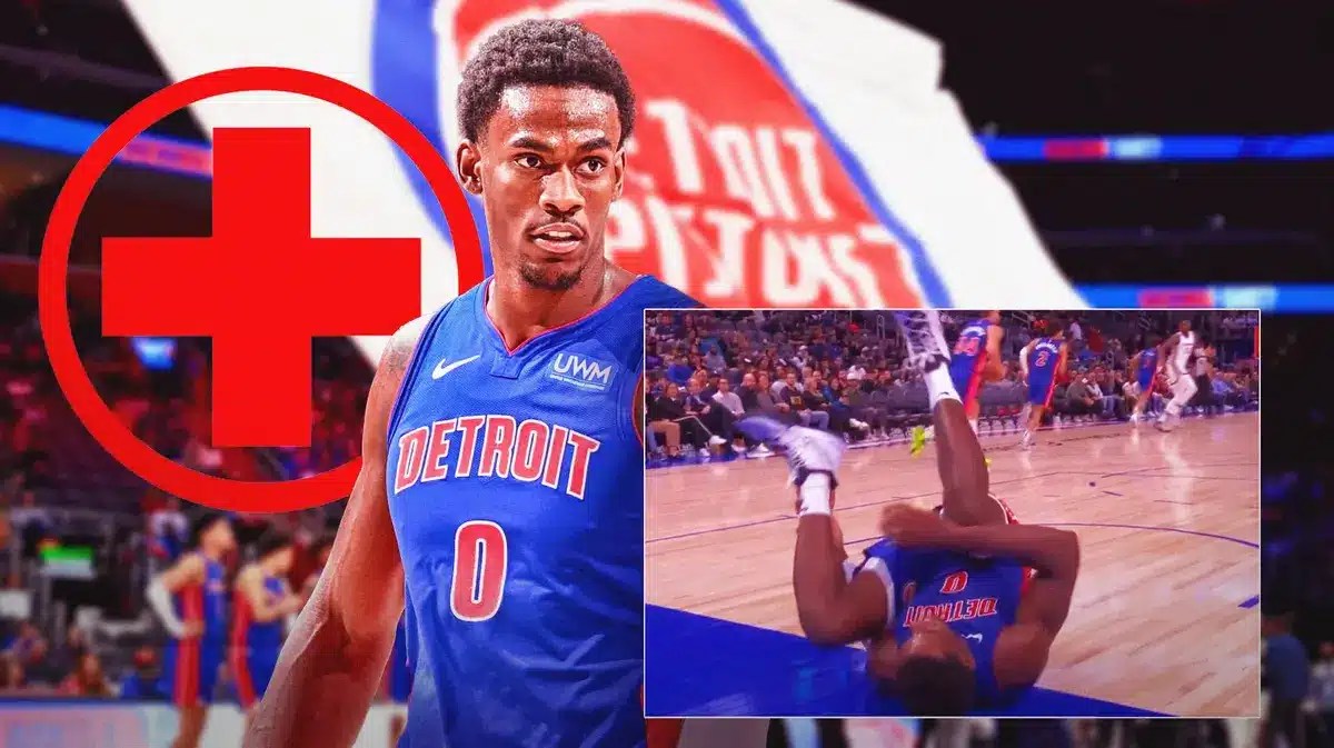 Pistons' Jalen Duren suffers injury in scary moment vs Grizzlies