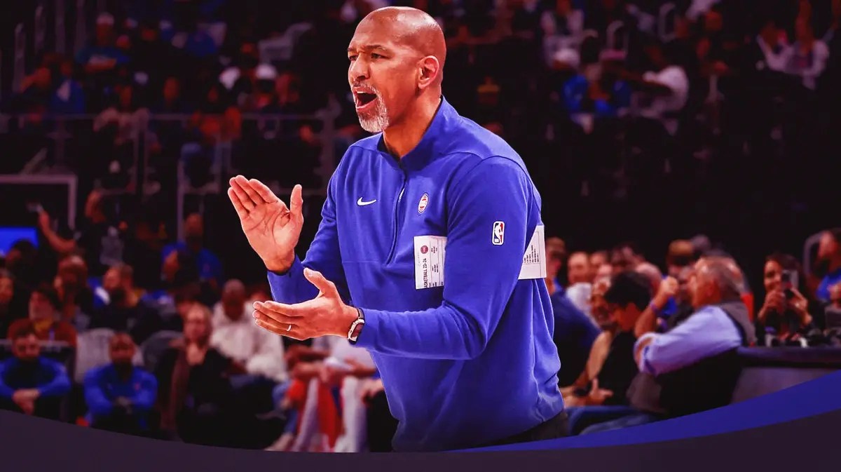 Pistons coach Monty Williams