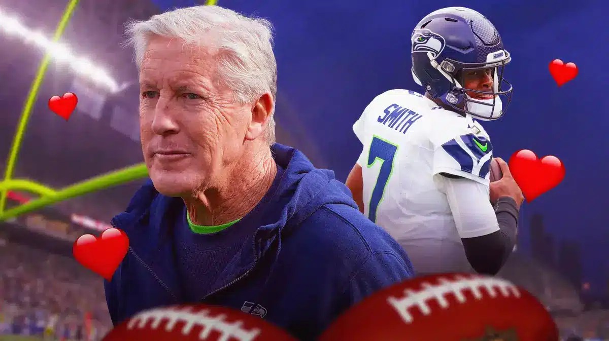 Plenty of love between Seattle Seahawks head coach Pete Carroll and QB Geno Smith