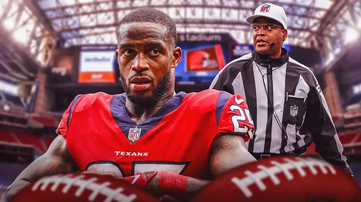 Texans' Kareem Jackson and an NFL referee