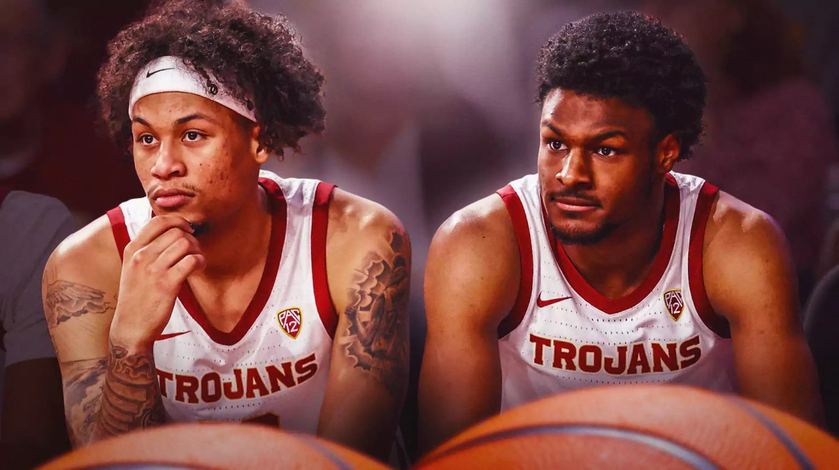 Bronny James and DJ Rodman play for USC basketball.