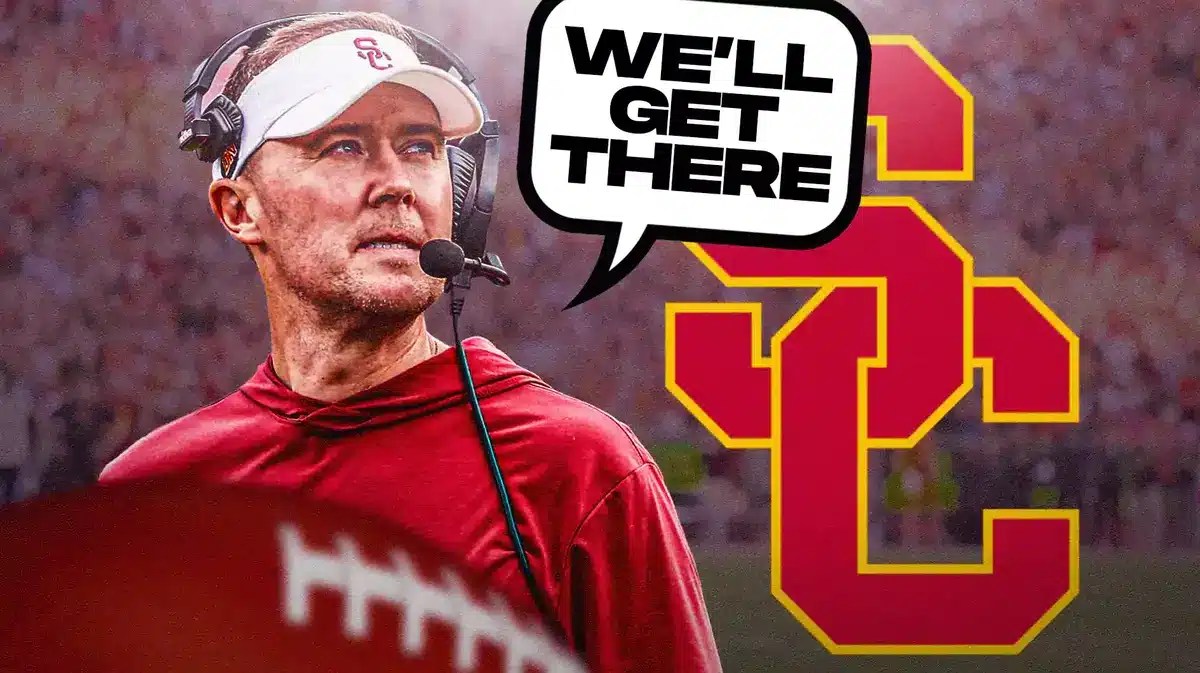 Lincoln Riley saying “We’ll get there”