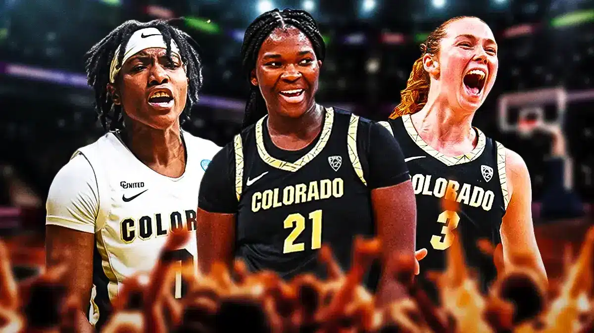 Players from the Colorado women's basketball team, who are currently ranked high in the Ap women's Top 25 poll