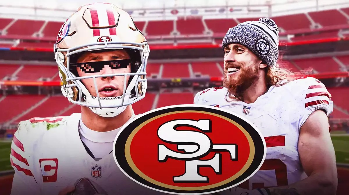 49ers' Brock Purdy and George Kittle