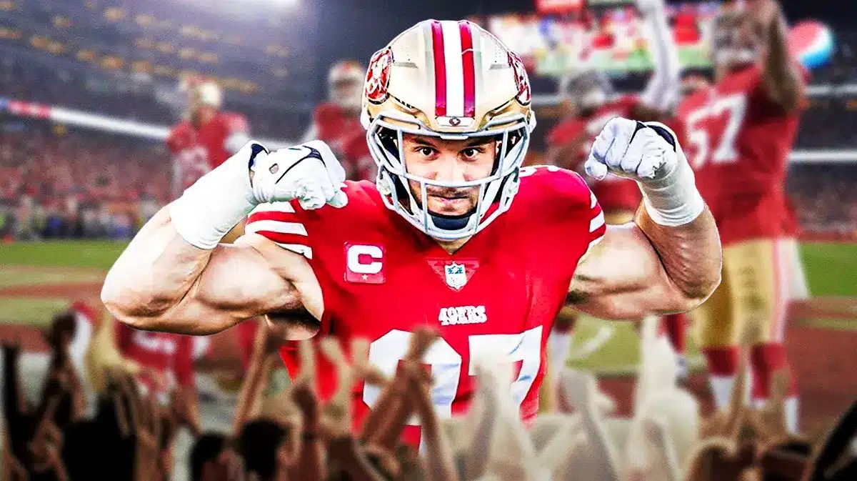 San Francisco 49ers defensive lineman Nick Bosa