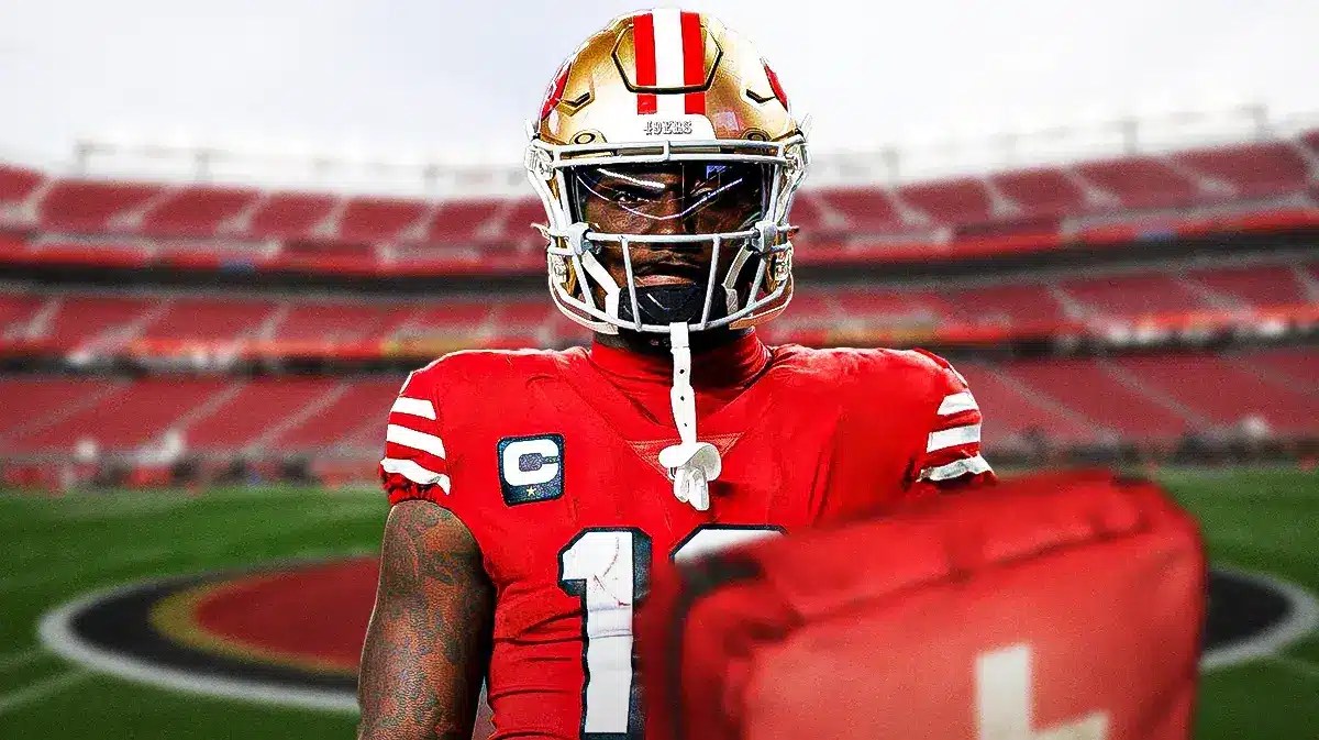 49ers star Deebo Samuel looking serious