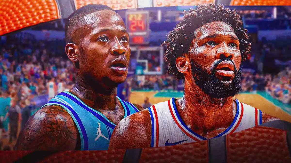 Hornets' Terry Rozier and 76ers' Joel Embiid