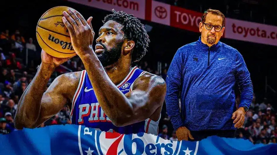 76ers' Joel Embiid and Nick Nurse
